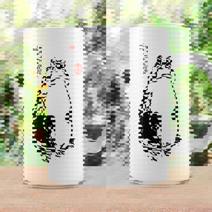 和風カエル漢字ミニマリストアート コーヒーマグ ギフトのアイデア