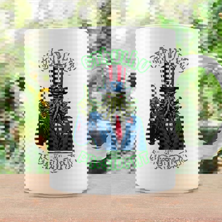 大統領のためのクトゥルフ 長袖tシャツ コーヒーマグ ギフトのアイデア