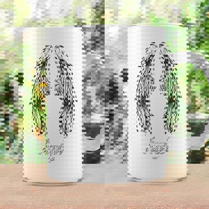 天使 背中には天使の羽 コーヒーマグ ギフトのアイデア