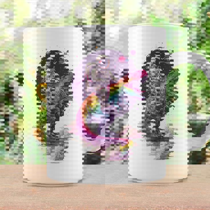 宇宙飛行士tレックス 恐竜 宇宙人 宇宙人 惑星 銀河 コーヒーマグ ギフトのアイデア