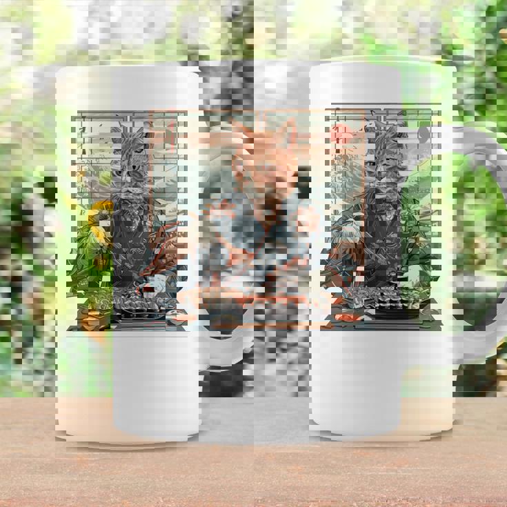 寿司好き ヴィンテージ 子猫 伝統 日本の芸術 猫 長袖tシャツ コーヒーマグ ギフトのアイデア