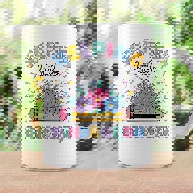 小さな心の成長を助ける ワイルドフラワー 幼稚園 先生 コーヒーマグ ギフトのアイデア