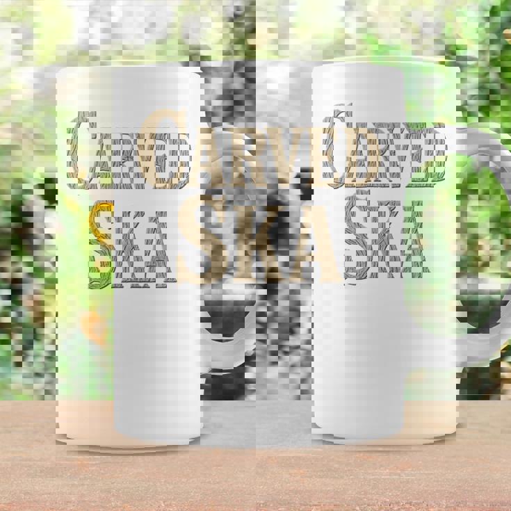 彫刻スカ 長袖tシャツ コーヒーマグ ギフトのアイデア