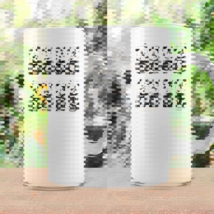 愛らしいパンダ柄かわいい動物デザイン 長袖tシャツ コーヒーマグ ギフトのアイデア