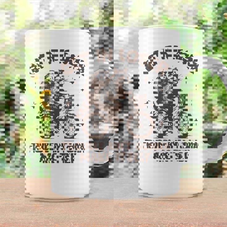 敗者トラブルに巻き込まれてもラクーンポッサムにはならない コーヒーマグ ギフトのアイデア