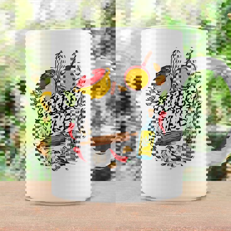 料理の日 宗教料理 シェフ向け 料理 男性 女性 長袖tシャツ コーヒーマグ ギフトのアイデア