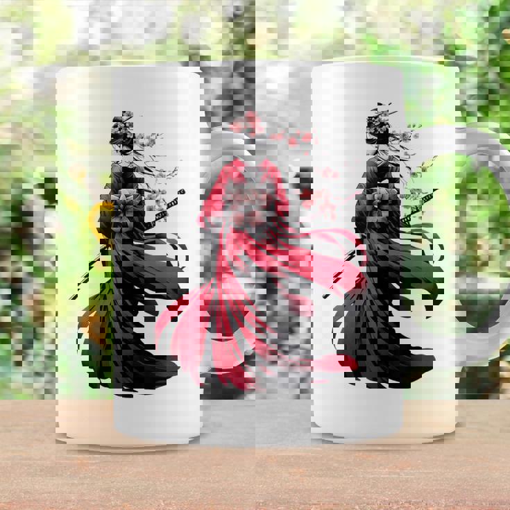 日本のサムライ フローラルウォリアーフラワー 桜 コーヒーマグ ギフトのアイデア