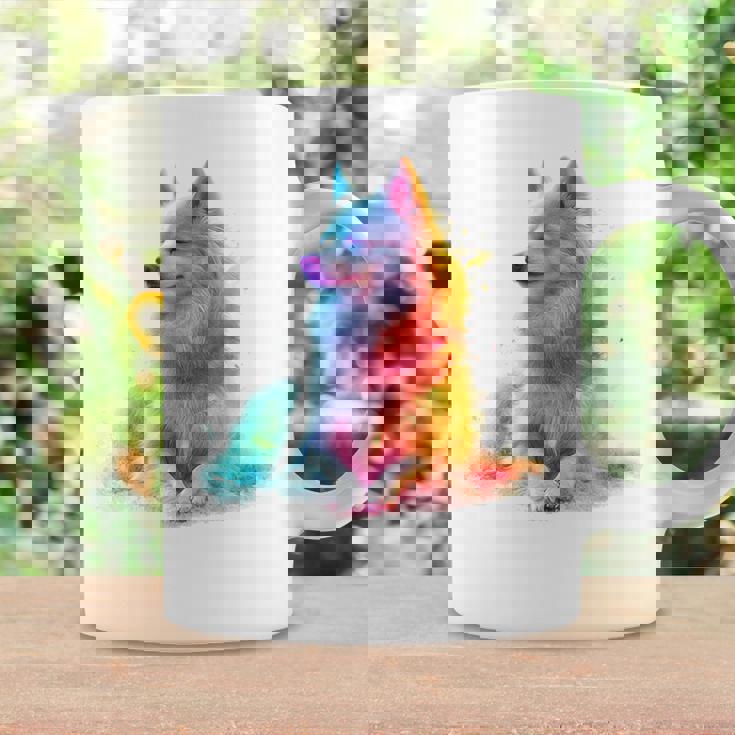 日本スピッツ 犬 モチーフ ペットアート 日本スピッツ コーヒーマグ ギフトのアイデア