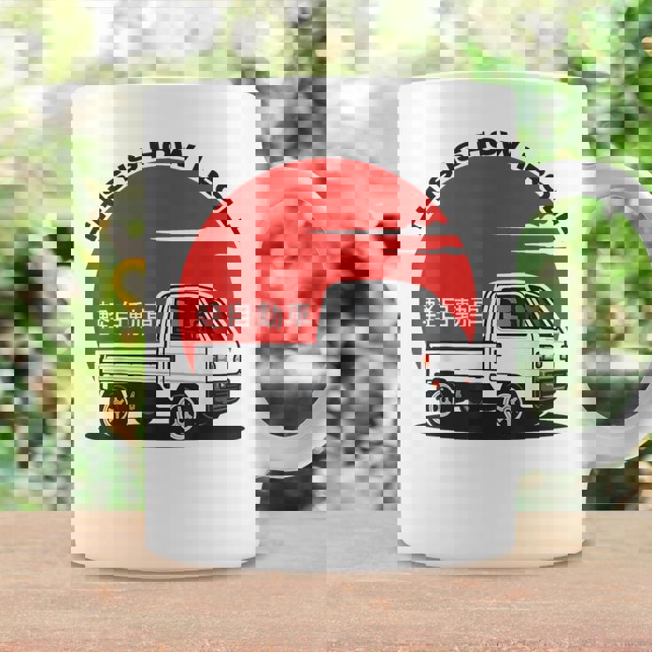 日本ミニトラック 軽自動車 キャブ オーバー コンパクト 四駆 オフロード トラック コーヒーマグ ギフトのアイデア