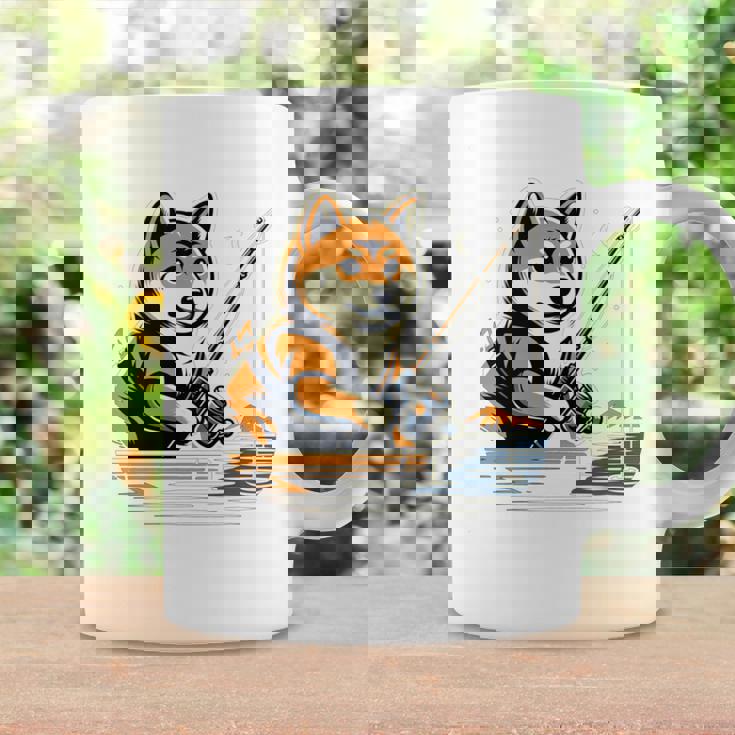 柴犬 犬 イヌ 面白いtシャツ 釣り 釣りバカ 釣り人 メンズ おもしろ 面白い 服 海釣り 川釣り 文字tシャツ 長袖tシャツ コーヒーマグ ギフトのアイデア