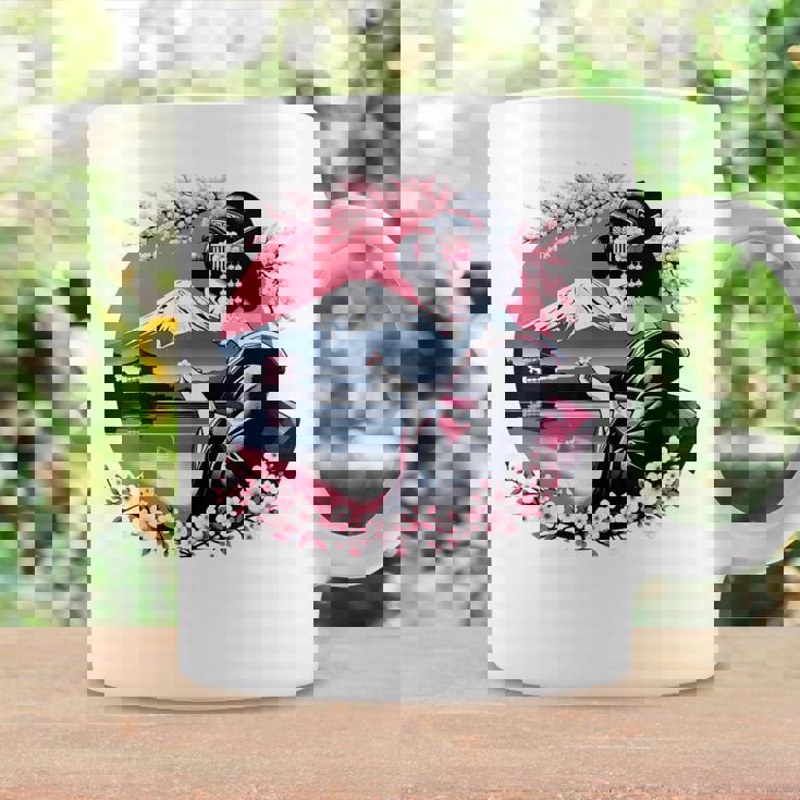 桜 さくら 芸者 富士山 日本のグラフィック コーヒーマグ ギフトのアイデア