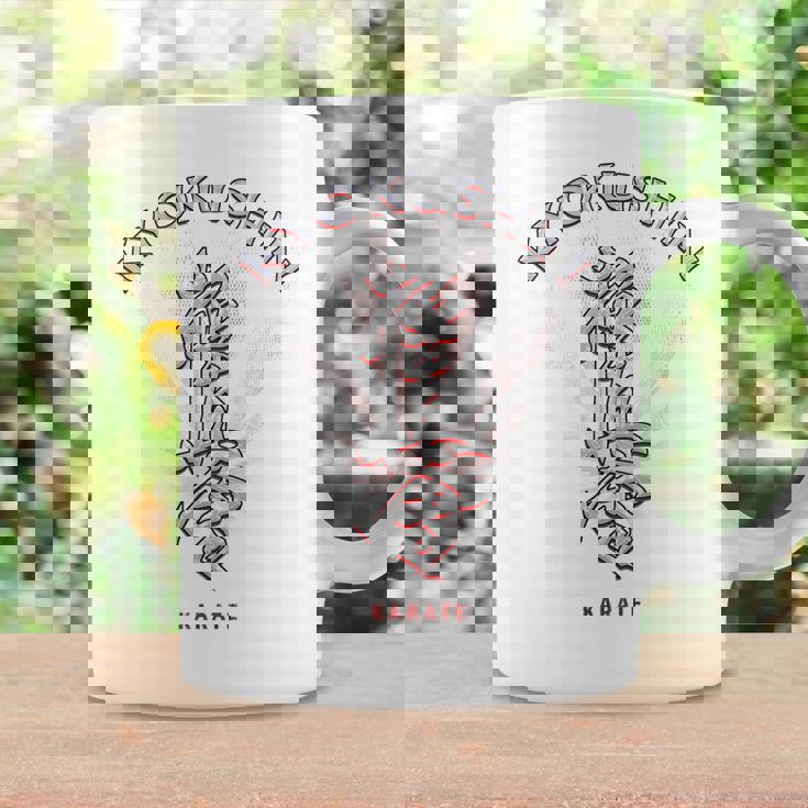 極真会館空手、バックプリント コーヒーマグ ギフトのアイデア