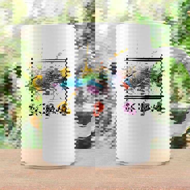 沖縄 ホエールシャークペイント スプラッター かわいい沖縄お土産 コーヒーマグ ギフトのアイデア