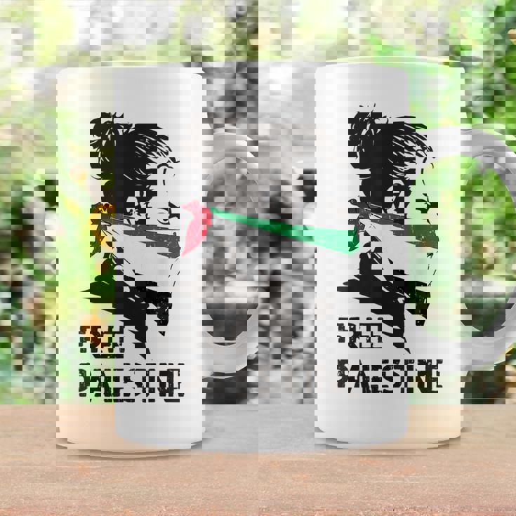 無料パレスチナ国旗 ガザの終わり占領 パレスチナ語 コーヒーマグ ギフトのアイデア