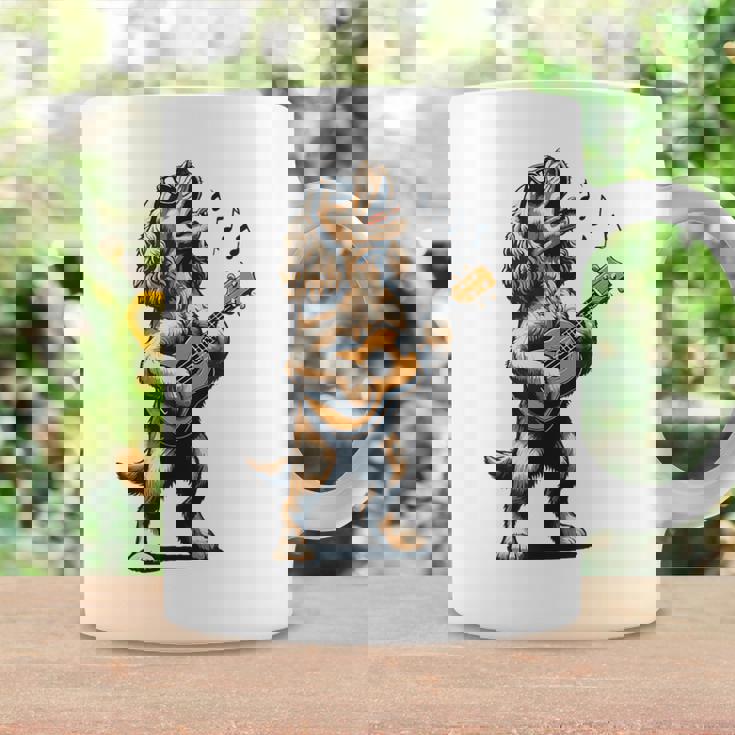 犬 演奏 ギター 歌う アメリカン コッカー スパニエル 面白い コーヒーマグ ギフトのアイデア