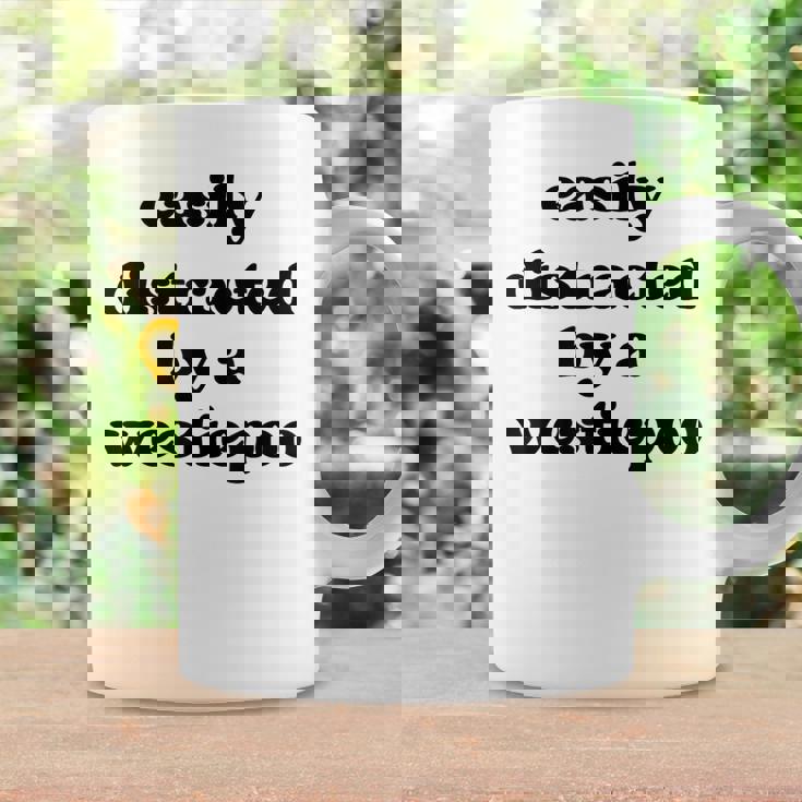 犬に気を取られる-犬のお父さんお母さんウェスティ・プードル・ウェスティプー コーヒーマグ ギフトのアイデア