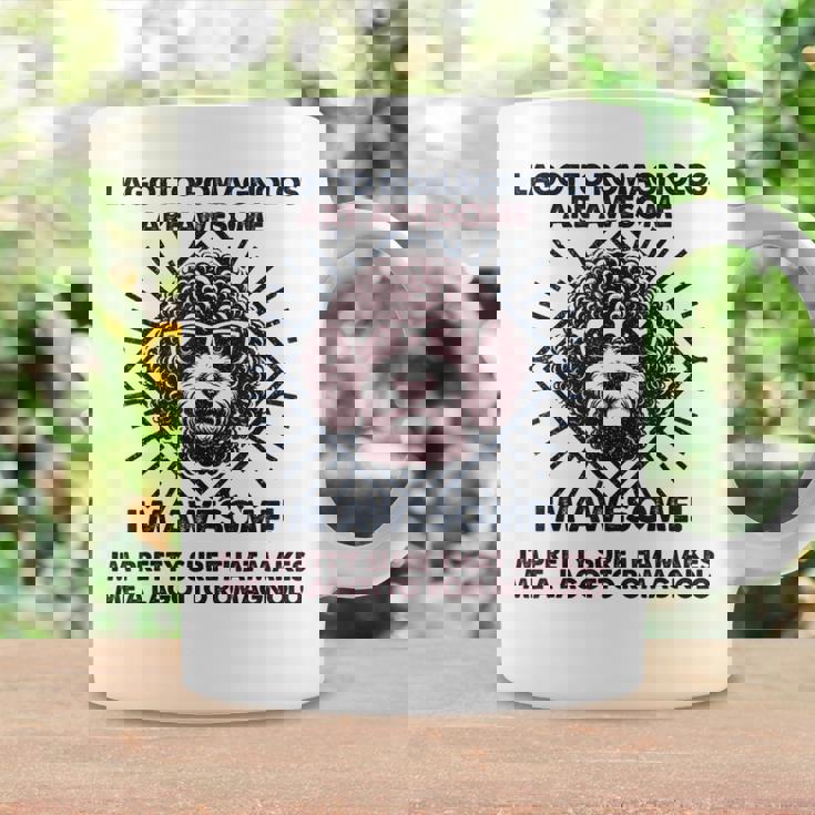 犬のお父さんはすごい-ブリード・ラゴット・ロマニョーロ・ドッグ・マム コーヒーマグ ギフトのアイデア