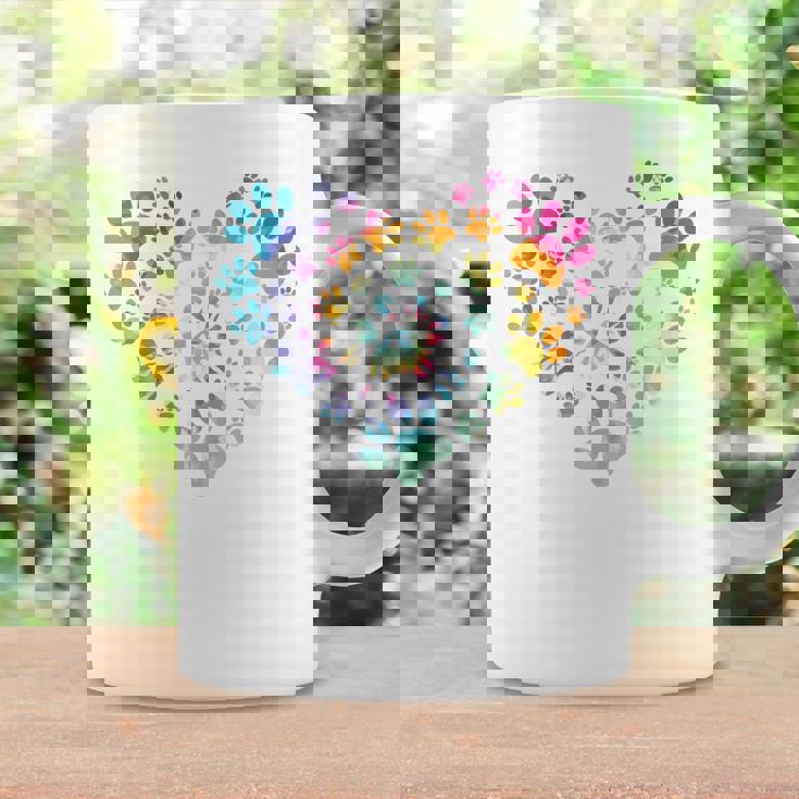 バックプリント 犬の足跡 犬 ペット 足跡 プリント コーヒーマグ ギフトのアイデア