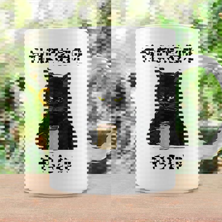 猫「やればできるけどやらない」文字入り おもしろ 筆文字 面白い 服 面白い コーヒーマグ ギフトのアイデア