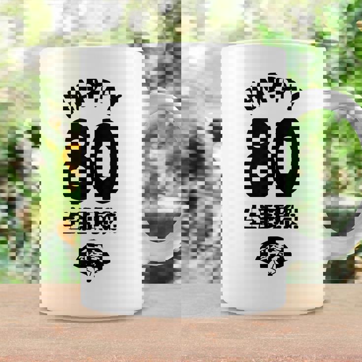 生涯現役 この身体８０年目 まだまだ行くぜ ハッピー ８０歳 傘寿祝い 長寿祝い おもしろ 傘寿 コーヒーマグ ギフトのアイデア