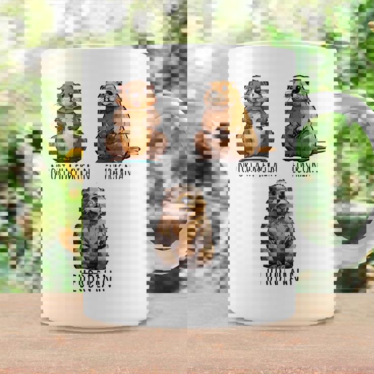 異なるタイプのビーバーズ品種コレクション、かわいいビーバーが大好き。 長袖tシャツ コーヒーマグ ギフトのアイデア