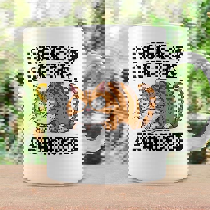 皮肉な猫好き 面白い 内向的 反社会的 不機嫌そうなキティ コーヒーマグ ギフトのアイデア