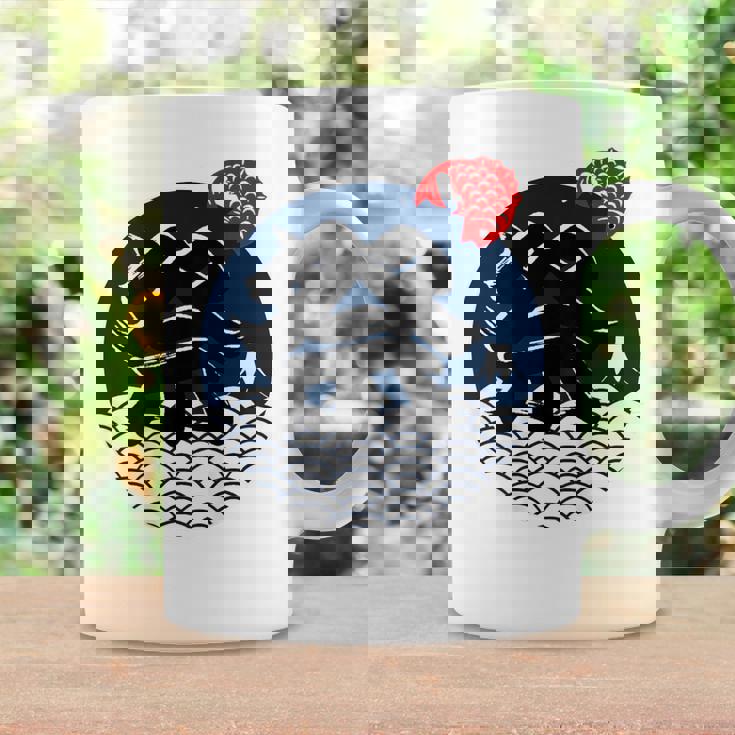 祭 まつり お祭り 海 富士山 鯛 夏祭り 秋祭り 花火大会 納涼まつり カジュアル はっぴのようなおもしろワッショイ コーヒーマグ ギフトのアイデア