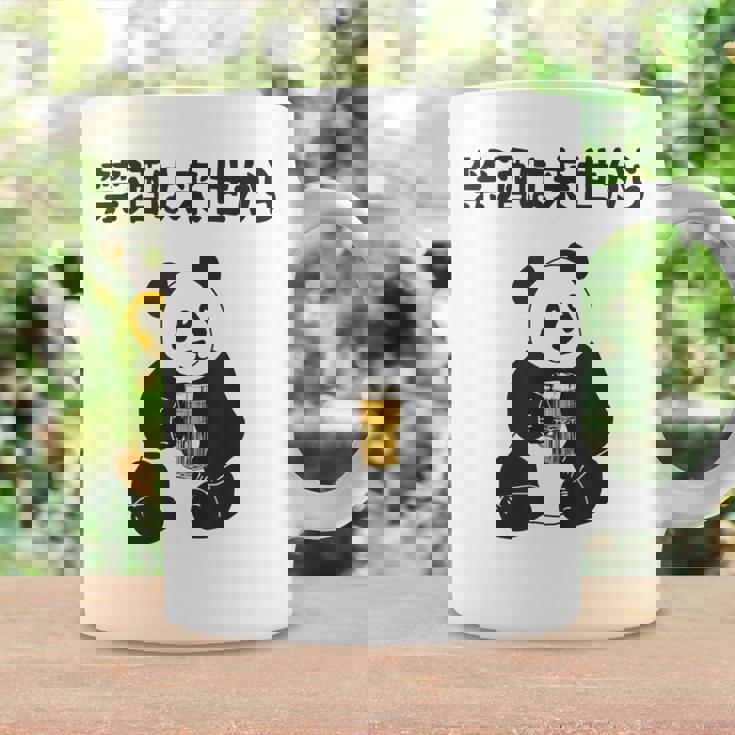 禁酒は来世から ネタ 酒好き お酒好き ビール好き 日本酒好き ハイボール好き ジョーク パンダ おもしろ コーヒーマグ ギフトのアイデア