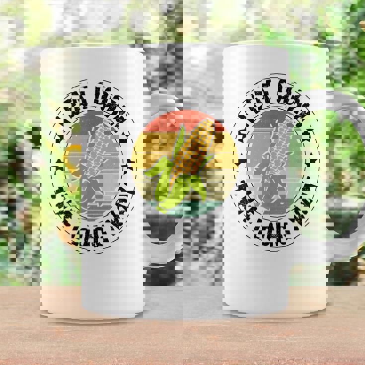 私はトウモロコシを食べます コーヒーマグ ギフトのアイデア