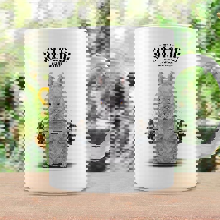 筋トレ ジム やる気がないなら家に帰れ ネザーランドドワーフ ウサギ ホワイト コーヒーマグ ギフトのアイデア