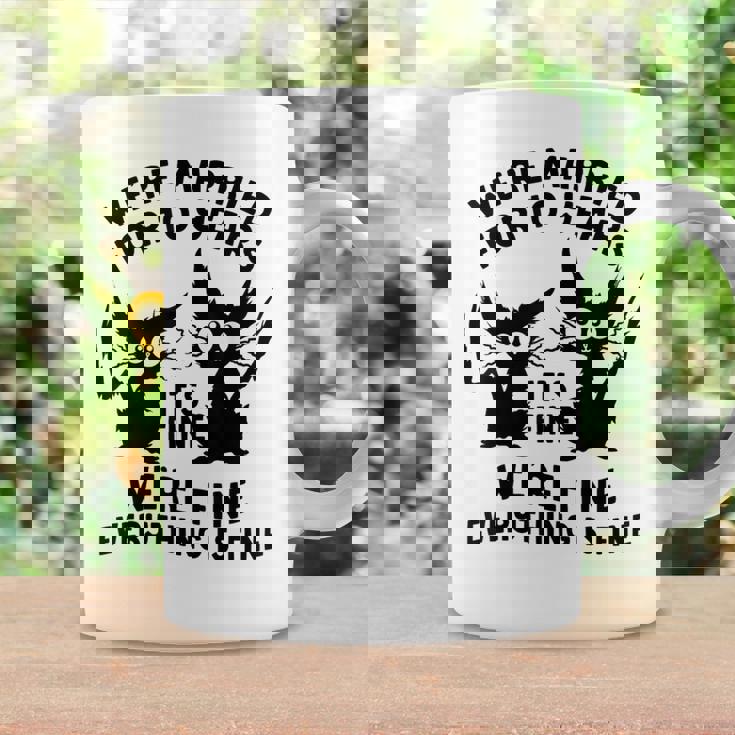 結婚10周年記念日 結婚10年目 いい猫 面白い コーヒーマグ ギフトのアイデア