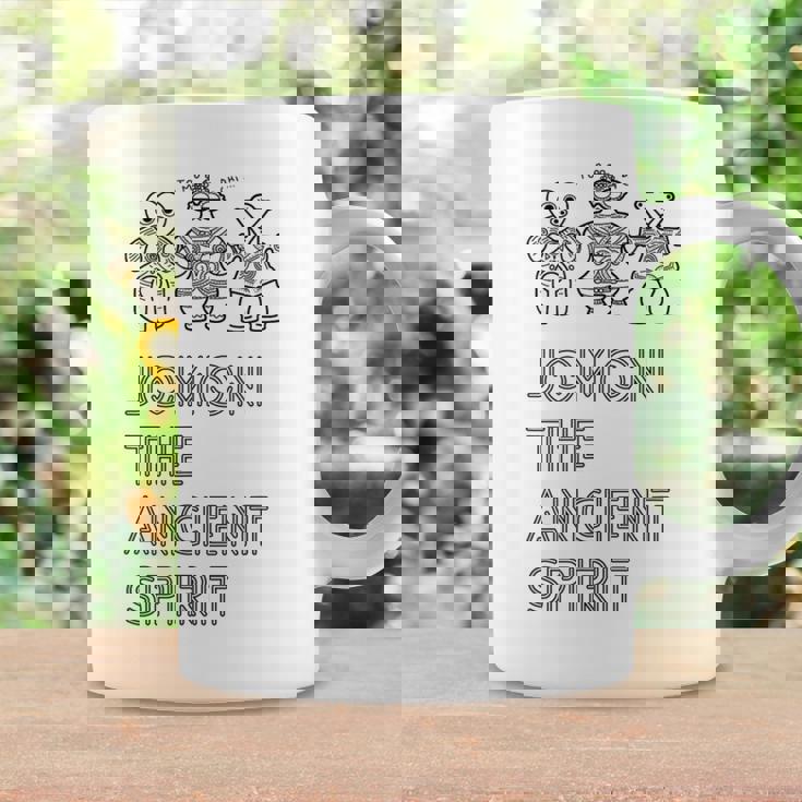 縄文・古来の精神。Tomodachi 土偶 遮光器土偶 ハート形土偶 仮面の女神 宇宙人 はにわ シュール シンプル コーヒーマグ ギフトのアイデア