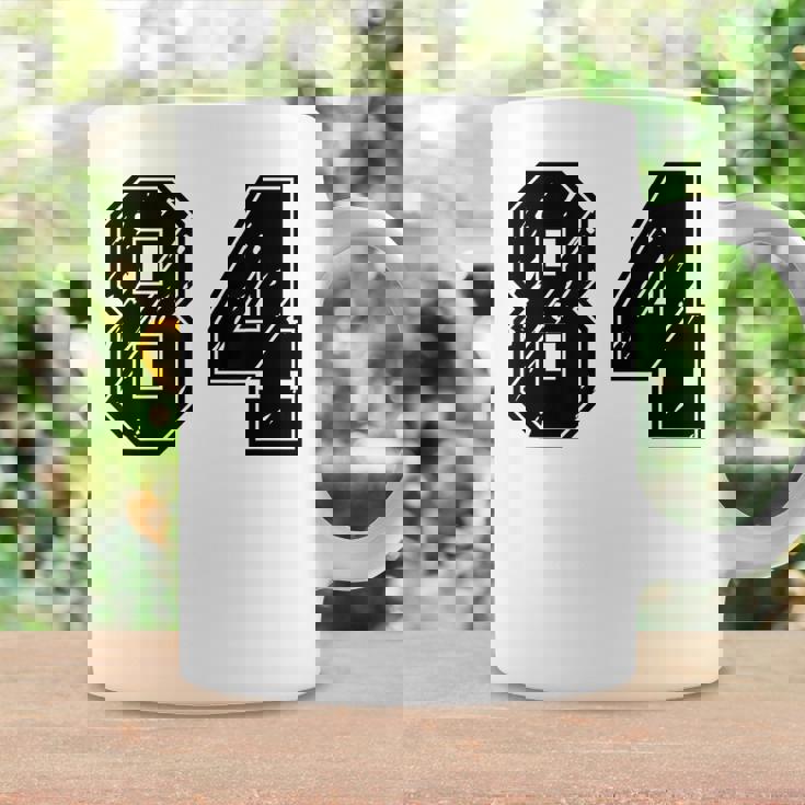 背番号 84 チーム短大スポーツ背番号付きユニフォーム コーヒーマグ ギフトのアイデア