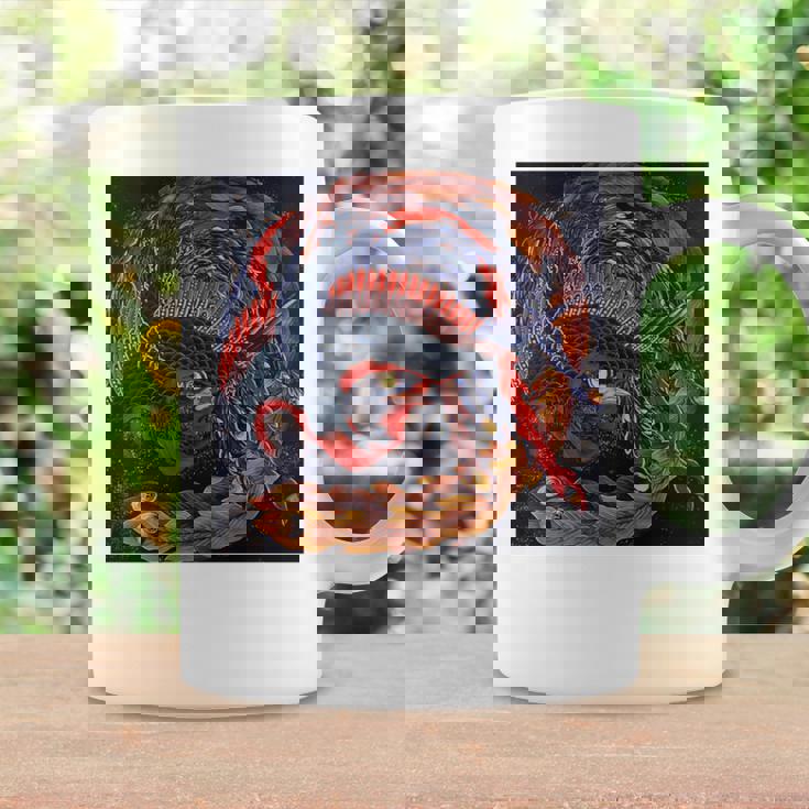 葛飾北斎作 鳳凰 長袖tシャツ コーヒーマグ ギフトのアイデア