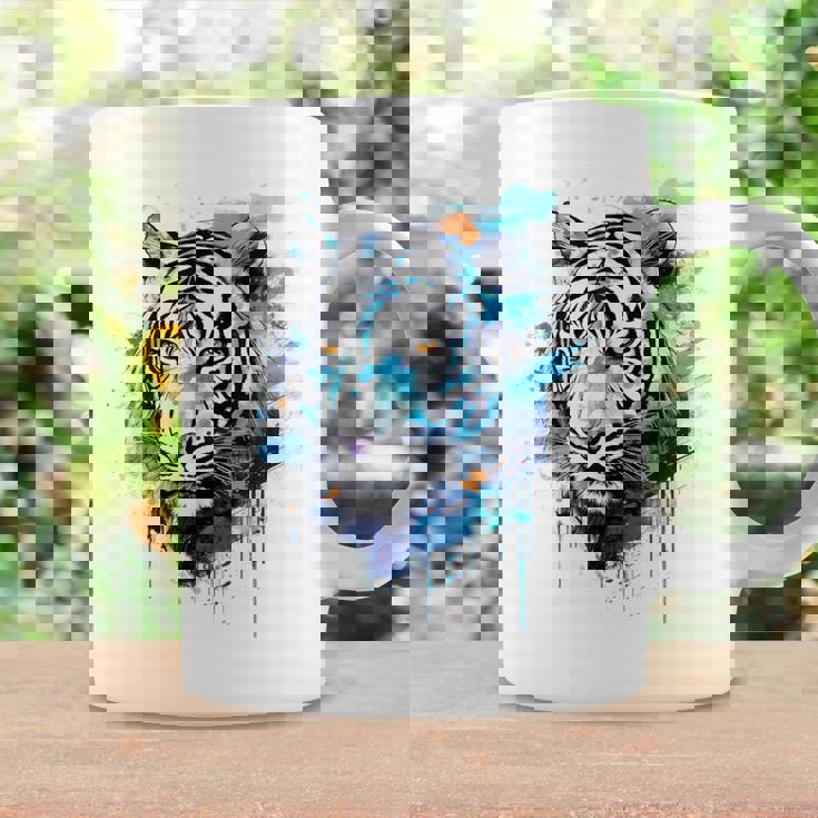 虎のアートワーク 動物園の動物 虎 コーヒーマグ ギフトのアイデア