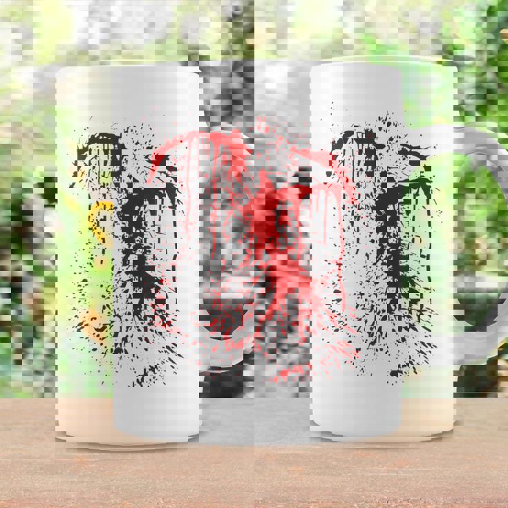 血まみれの傷 ハロウィンコスチューム 血はね けが ゾンビ コーヒーマグ ギフトのアイデア