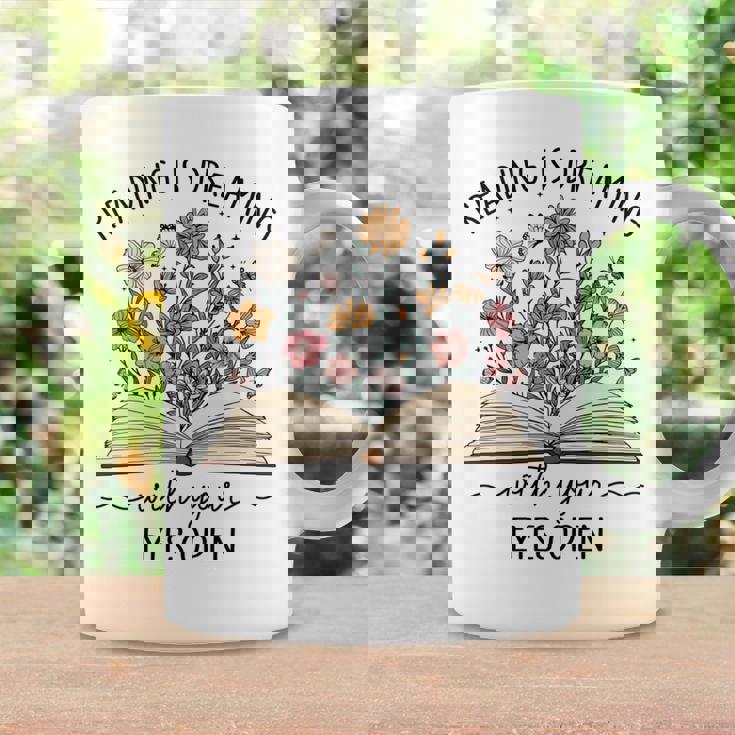 読書は目で見る夢を見る本好き読者 長袖tシャツ コーヒーマグ ギフトのアイデア