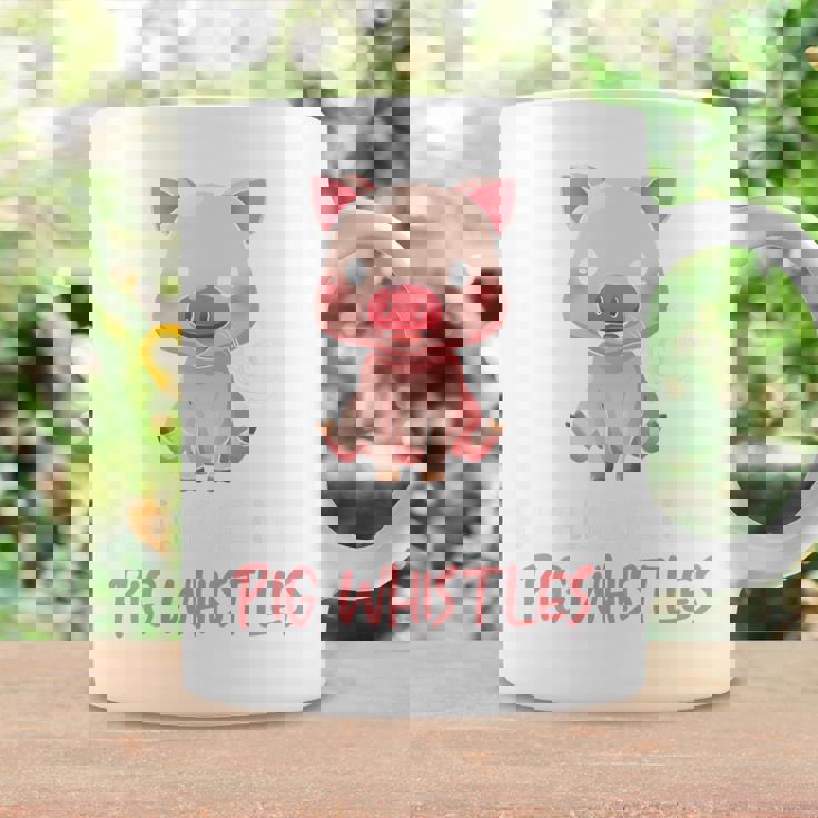 バックプリント 豚の口笛を信じる コーヒーマグ ギフトのアイデア