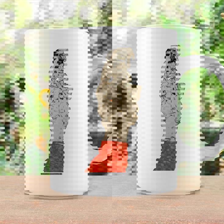 赤いふんどしの立っている男性 エゴン・シーレ作 1914 長袖tシャツ コーヒーマグ ギフトのアイデア