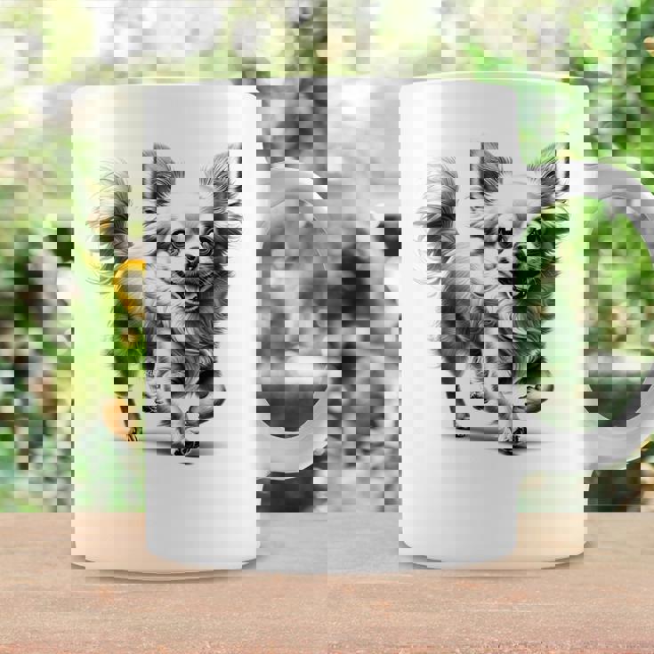 超かわいいチワワ フォトリアリスティック描画スタイル コーヒーマグ ギフトのアイデア