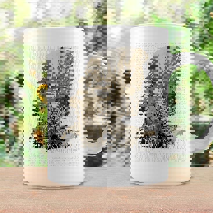 連帯を呼ぶ時 我々はaunganuu Kyiと共に 長袖tシャツ コーヒーマグ ギフトのアイデア