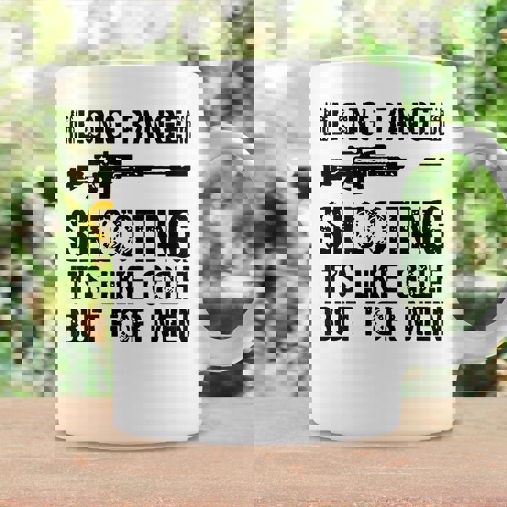 長距離射撃 It's Like Golf But For 背面 コーヒーマグ ギフトのアイデア