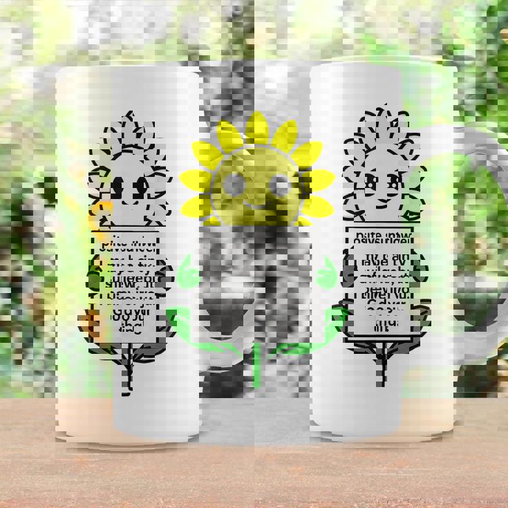 面白いひまわりおもちゃ ポジティブカード ポジティブヒマワリ コーヒーマグ ギフトのアイデア