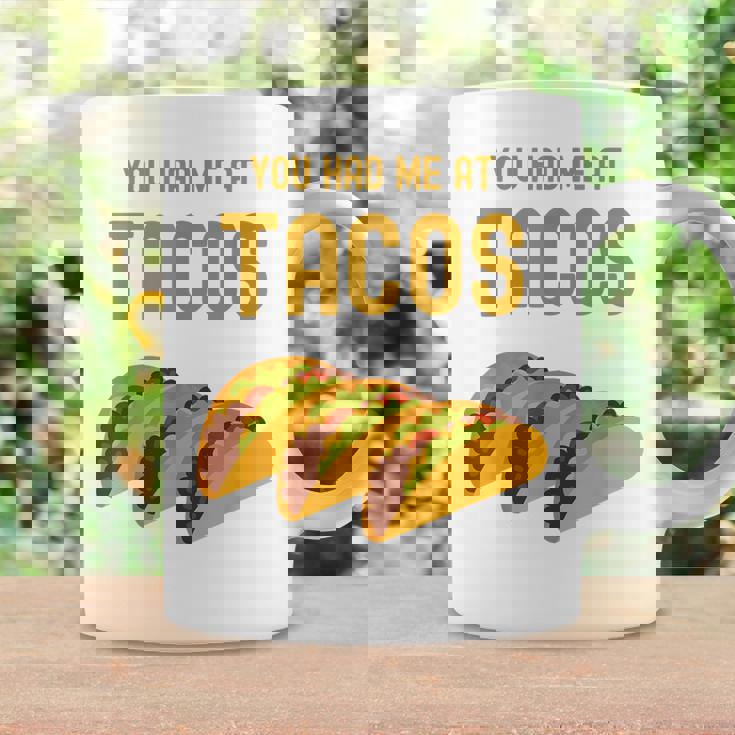 面白いタコス You Had Me At Tacos かわいい 愛らしいタコス フード コーヒーマグ ギフトのアイデア