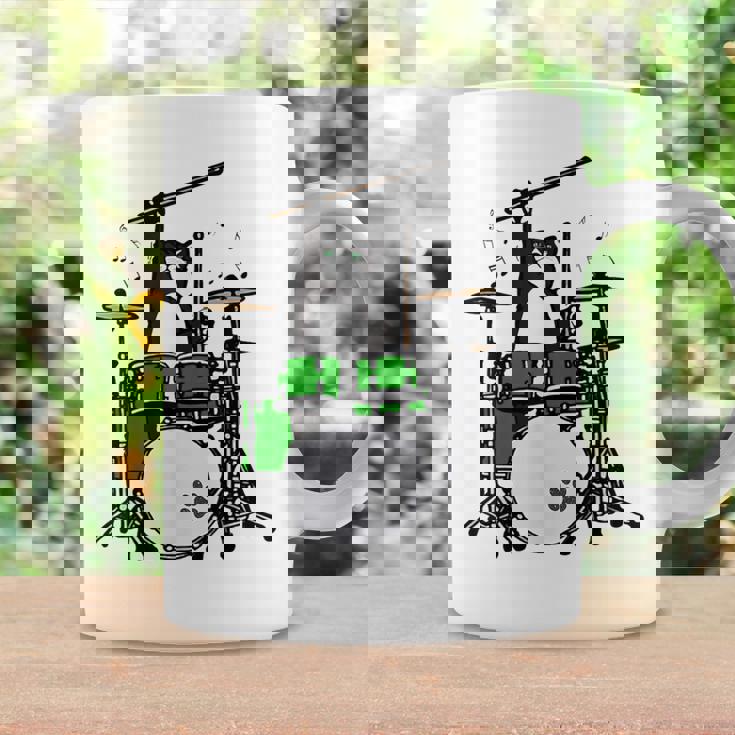 面白い猫 ドラム 猫 ドラマー 面白い ドラム 猫 コーヒーマグ ギフトのアイデア