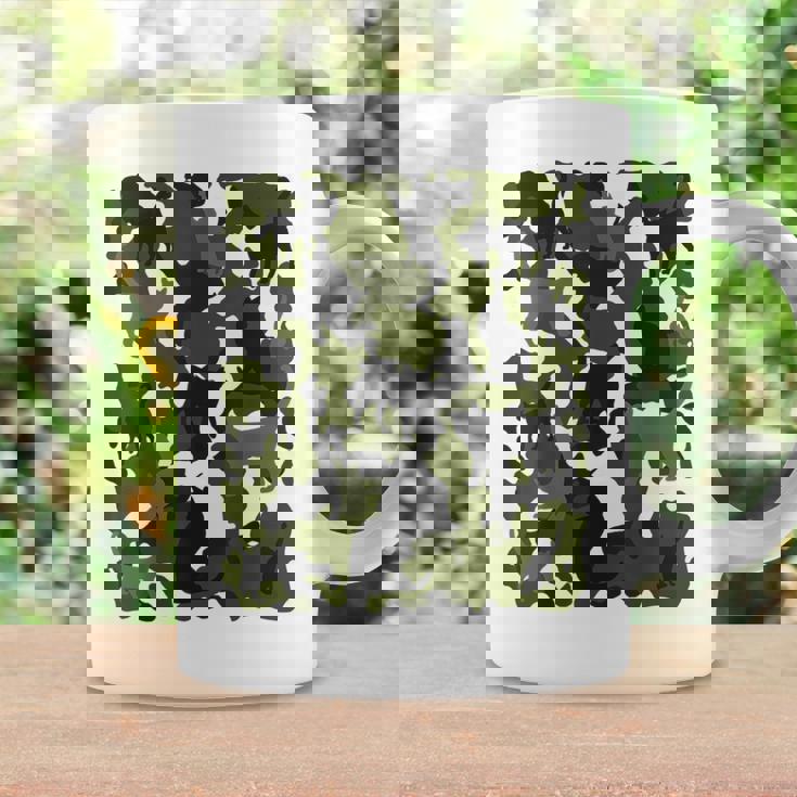 面白い猫のカモフラージュカモフラージュパターンペット猫 コーヒーマグ ギフトのアイデア