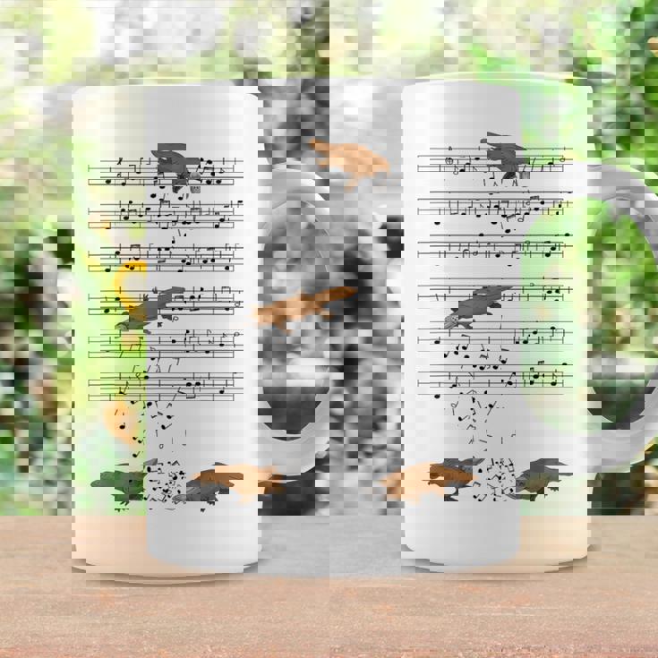 音符で遊ぶ面白いカモノハシ コーヒーマグ ギフトのアイデア