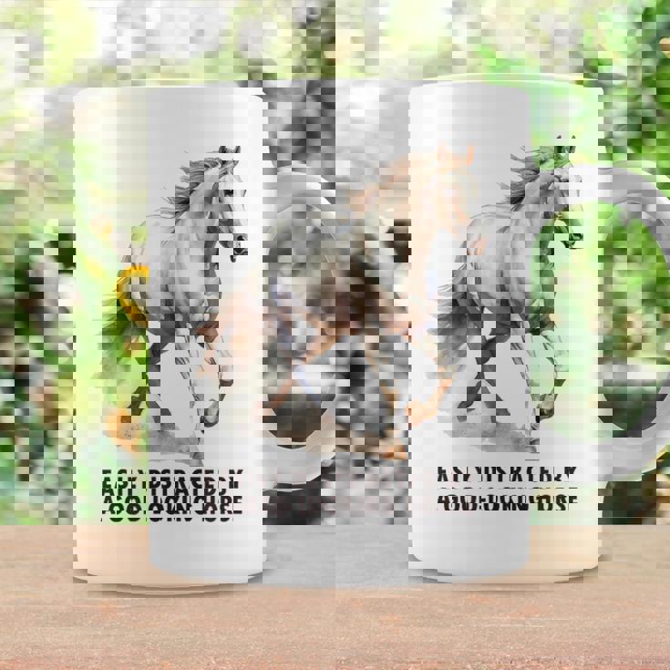 馬の水彩画、乗馬、優雅な高速ランニング馬 コーヒーマグ ギフトのアイデア