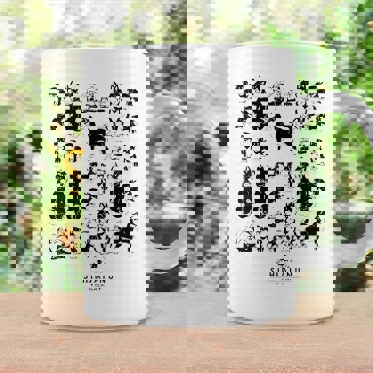 黒柴たくさん かわいい柴犬 柴犬イラスト コーヒーマグ ギフトのアイデア