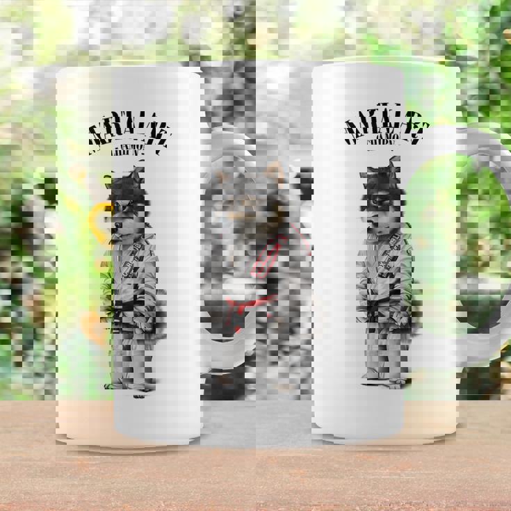 黒柴犬 柔道空手マスター 白柔道師 コーヒーマグ ギフトのアイデア